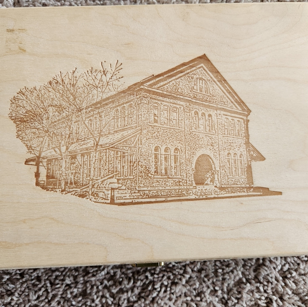 Decorative wooden box
